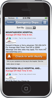 iNotify on iPhone