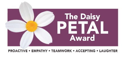 The PETAL DAISY Award - Proactive Empathy Teamwork Accepting Laughter