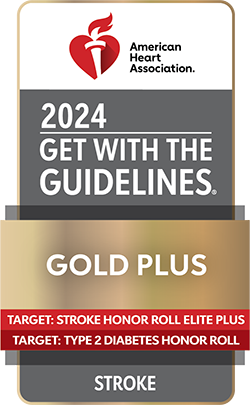 2024 Get with the Guidelines Gold Plus Target: Stroke Honor Roll Elite Plus and Type 2 Diabetes Honor Roll