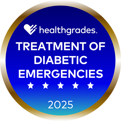 2025 Healthgrades Treatment of Diabetic Emergencies Five Star Award