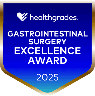 Healthgrades Gastrointestinal Surgery Excellence Award 2025