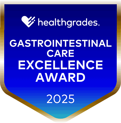 Healthgrades Gastrointestinal Care Excellence Award 2025