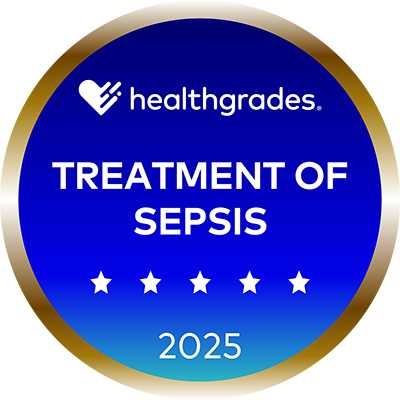 2025 Healthgrades Treatment of Sepsis Five Star Award